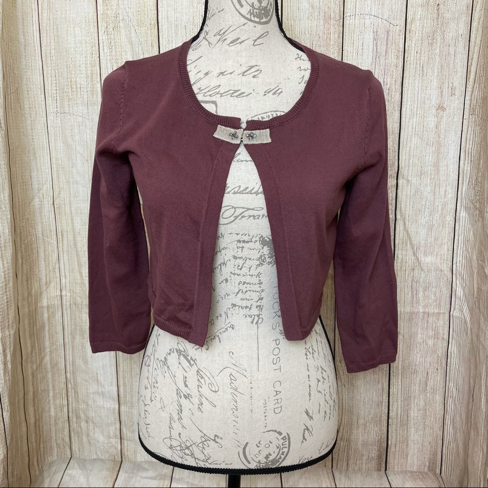 Erica Wilson Shrug/ Cardigan Sweater Sz Small